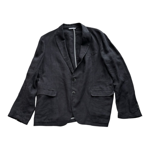 Armani Collezioni unstructured 100% linen mens blazer | 46 - Picture 5 of 16